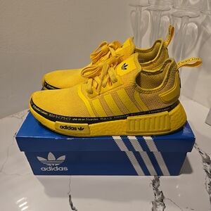 adidas Originals NMD_R1 Shoes Beam Yellow HP9733 Womens Size 11 Pre-owned